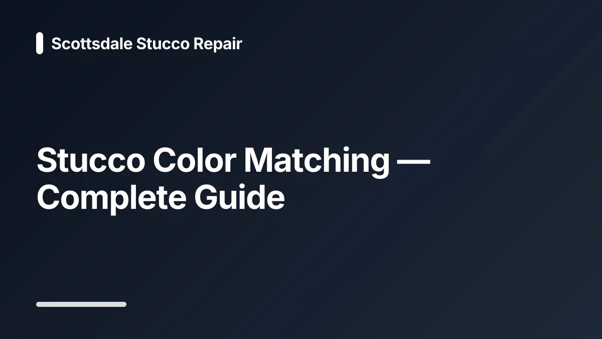 stucco colors