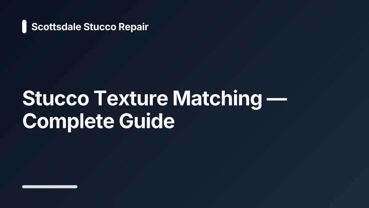 stucco texture types